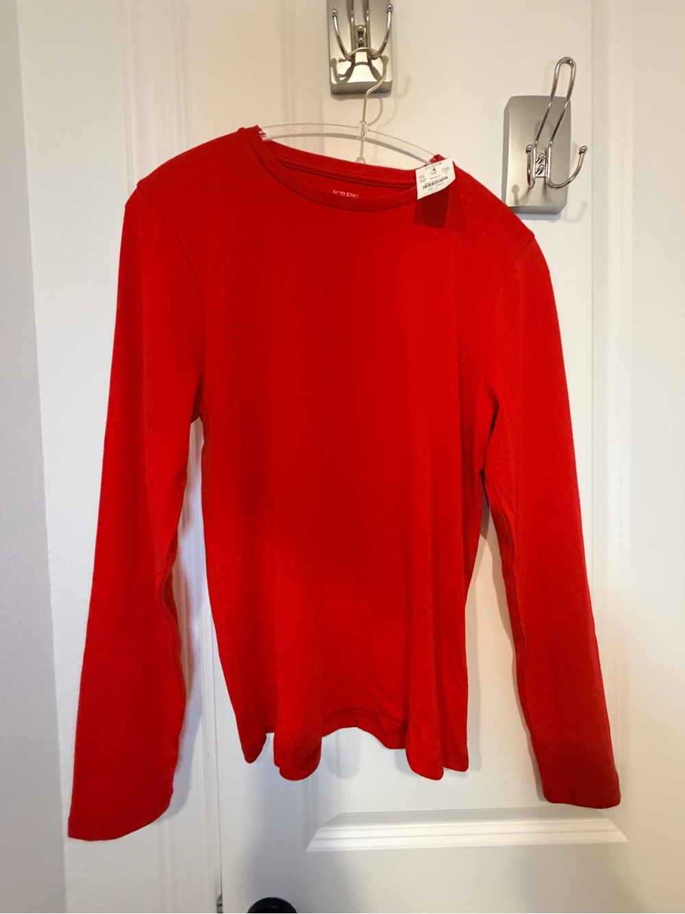 J. Crew Bright Red women Long-Sleeve Tee
